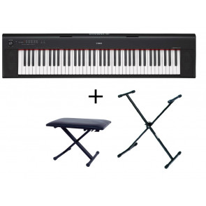 Yamaha NP-32B + Keyboard Throne + Stand