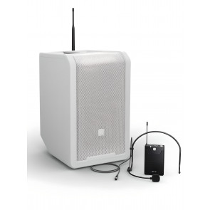 LD Systems ANNY® 8 BPH B8 W – Tragbare Leistung in Pure White