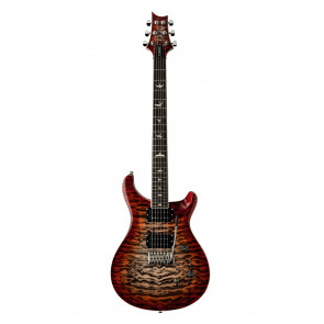 Custom 24-08 Quilt Charcoal Cherry Burst - front