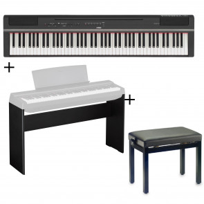 Yamaha P-125aB - DIGITALES KLAVIER + Stativ + Sitz