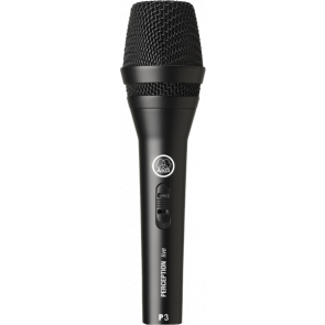 AKG P3 S - Hochleistungsfähiges dynamisches Mikrofon, ideal für Hintergrundgesang und Gitarre.