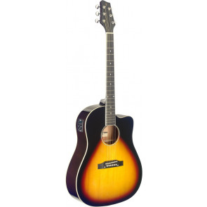 Stagg SA35 DSCE-VS - elektroakustische Gitarre