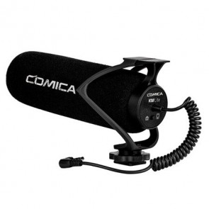 Comica CVM-V30LITE B - Mikrofon für Camcorder, Kamera, Smartphone