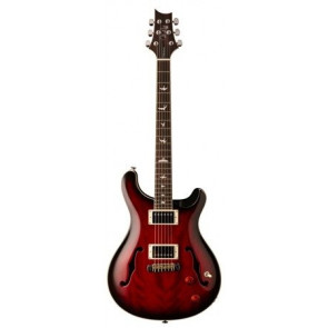 PRS SE Hollowbody Standard Fire Red Burst - E-Gitarre
