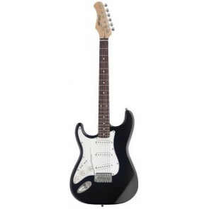 Stagg S 300 LH BK - E-Gitarre, Linkshänder