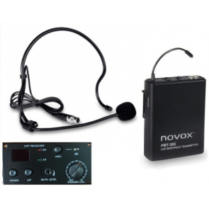 Novox NVX2 - Drahtloses Set für Mobivox-Mikrofon mit Kopfbügel und Basis