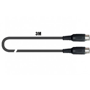 QUIK LOK SX-164-3 - KABEL MIDI 3M