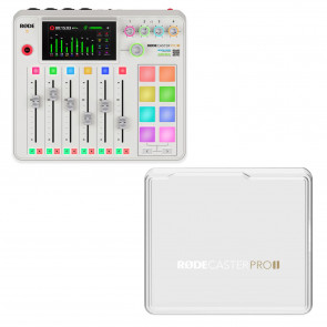 RodeCaster Pro II White - Audioproduktionsstudio + Rodecover 2 gratis !!!