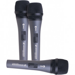 ‌Sennheiser e835-S3-PACK - 3 dynamische Mikrofone