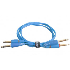 UDG ULT Cable 2x1/4' Jack Blue ST 1.5m - Audio-Kabel