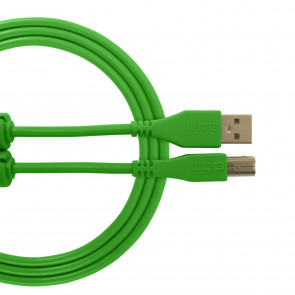 UDG Ultimate Audio Cable USB 2.0 A-B Green Straight 3m