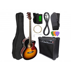 V-TONE EAG SET SB - Electro-acoustic guitar and guitar amplifier zestaw