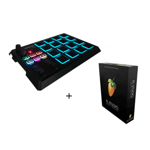 MIDIPLUS- XPAD + FL Studio 21 Fruity Edition BOX - USB / MIDI driver with percussion pads