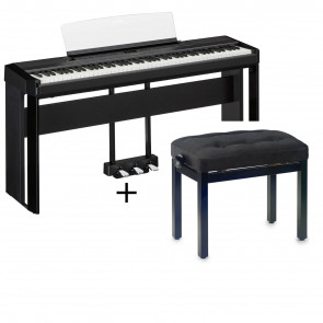Yamaha P-515B - DIGITALES KLAVIER + Stativ + Sitz + Footpedal