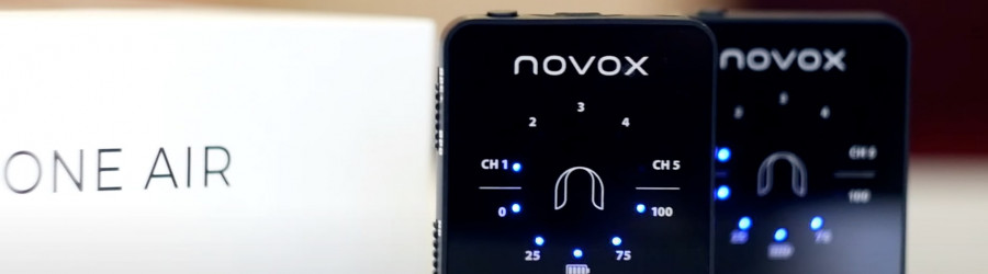 PREMIERA: NOVOX ONE AIR- Bezprzewodowy system do nagrywania dźwięku